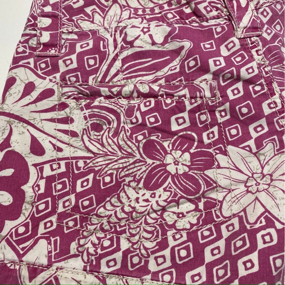 Union Bay Jeans Floral Shorts Size 1 Pink Cream - Picture 7 of 10